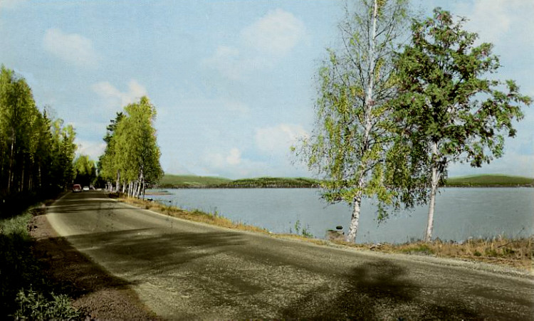 Fagersta Gamla Söderbärkevägen 1967