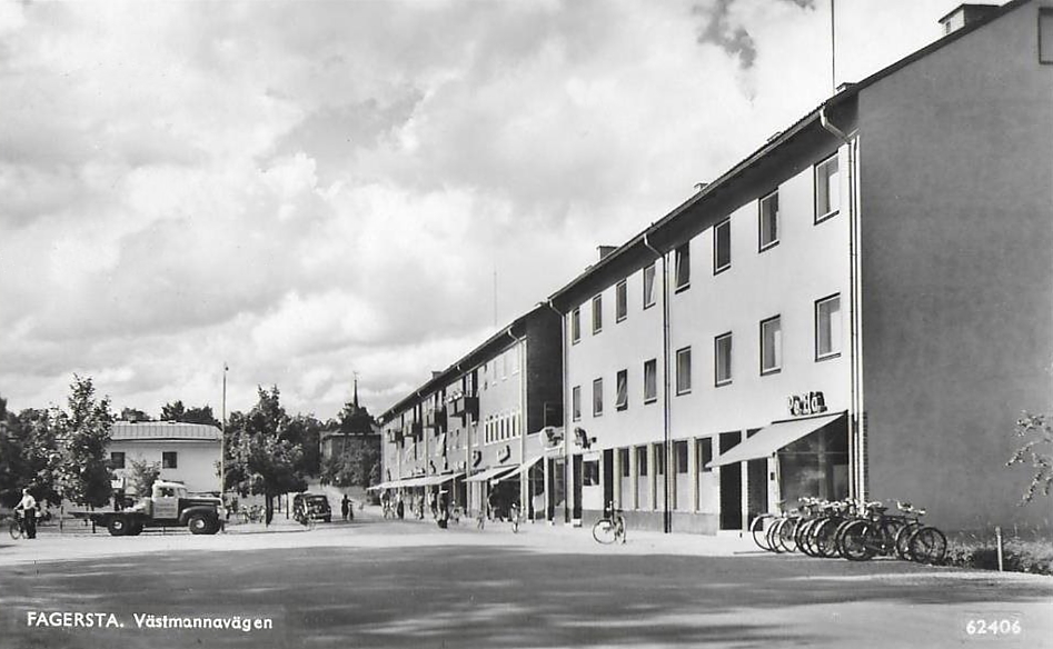 Fagersta, Västmannavägen 1950