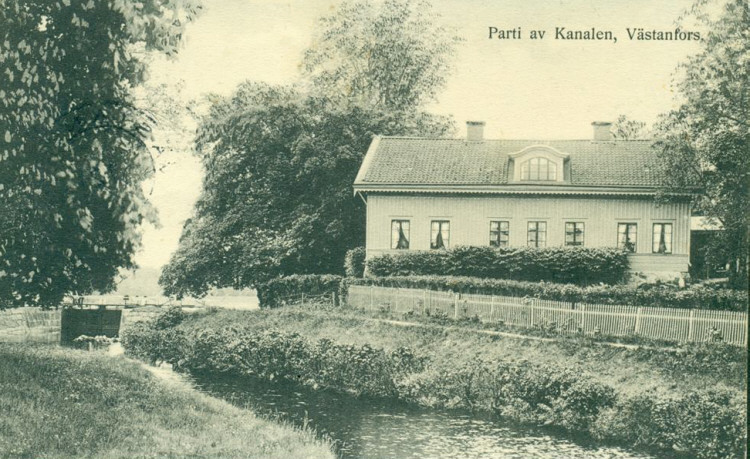 Fagersta, Västanfors Parti av Kanalen 1916