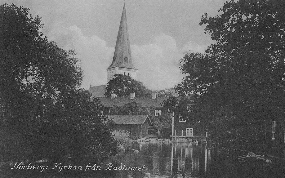 Norberg, Kyrkan från Badhuset 1932