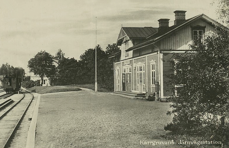 Norberg, Kärrgruvans Järnvägsstation