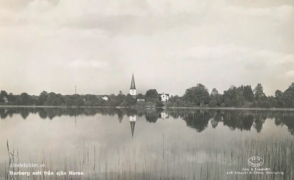 Norberg, Sett från sjön Noren  1948