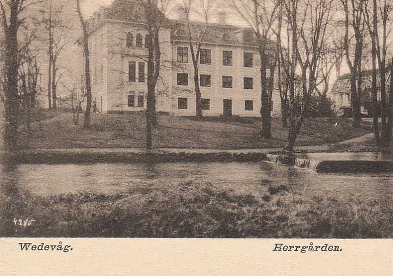 Wedevåg Herrgården 1902