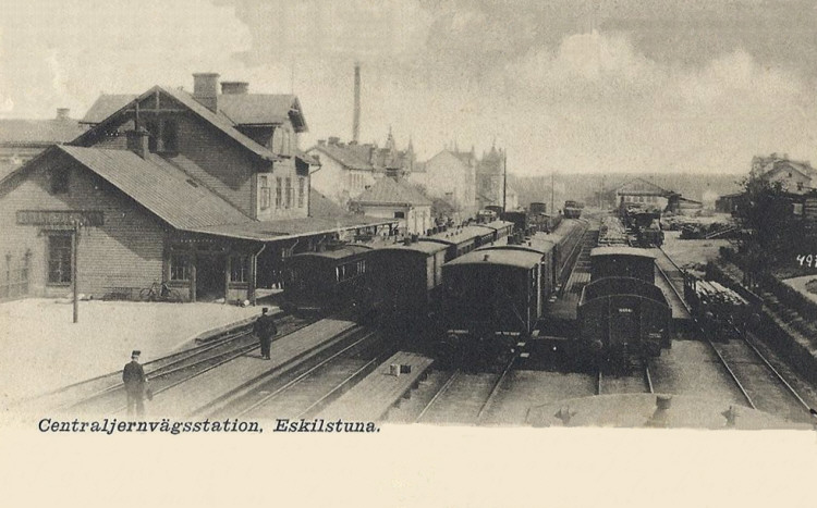 Eskilstuna CentralJernvägsstation 1902