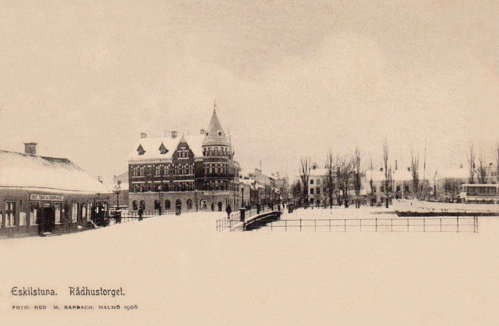 Eskilstuna Rådhustorget 1906