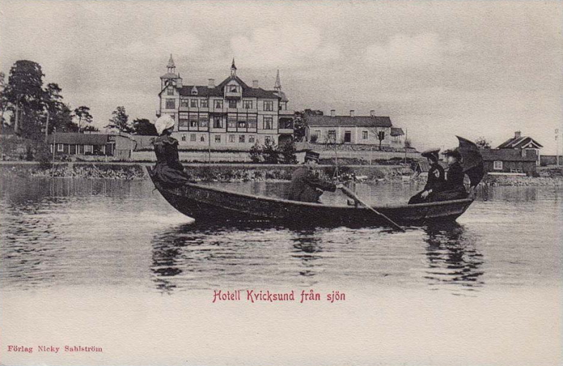 Eskilstuna, Hotell Kvicksund från sjön