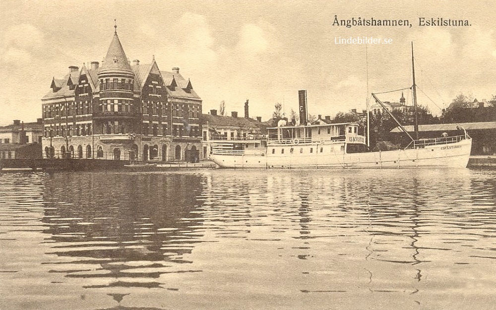 Ångbåtshamnen, Eskilstuna 1918
