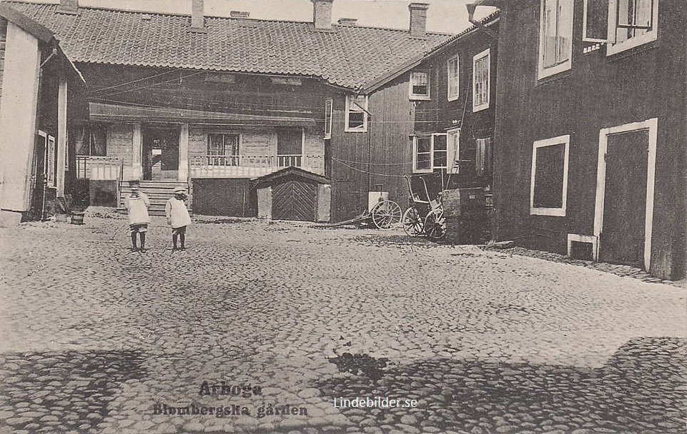 Arboga, Blombergska Gården 1918