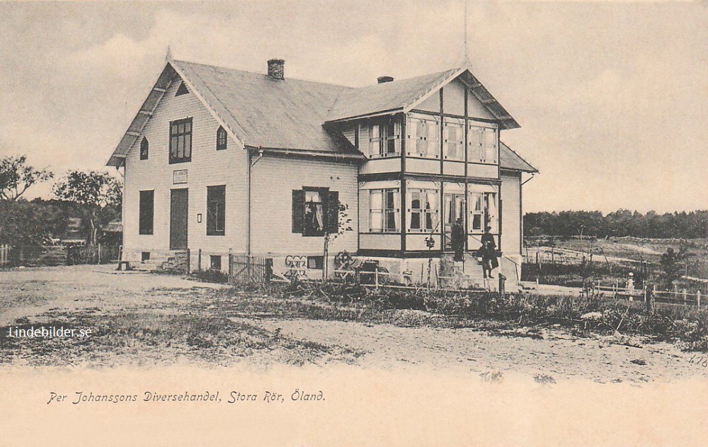 Per Johanssons Diversehandel, Stora Rör, Öland 1904