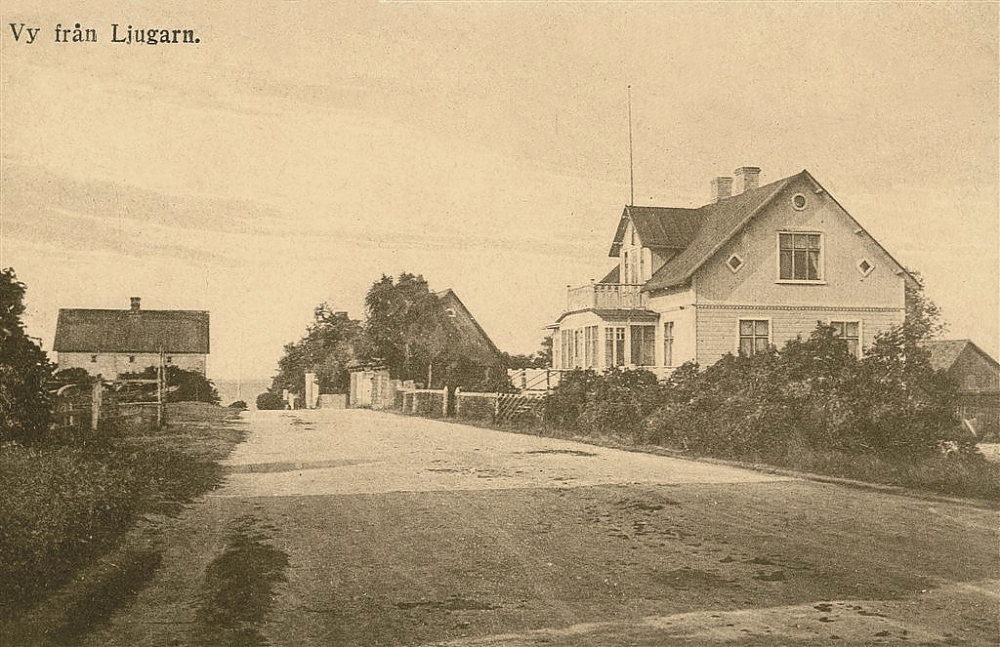 Gotland, Vy från Ljugarn 1922