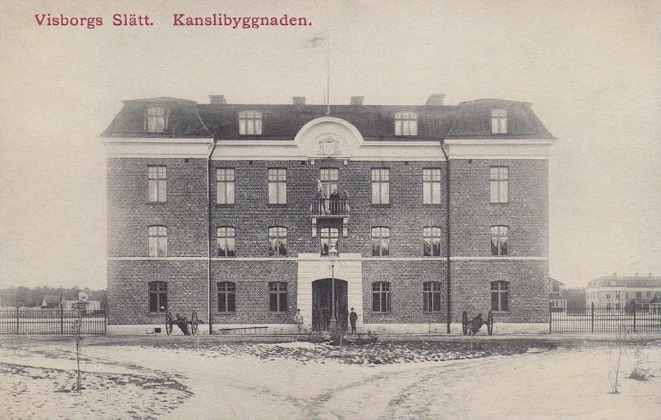 Gotland, Wisborgs Slätt, Kanslibyggnaden 1915