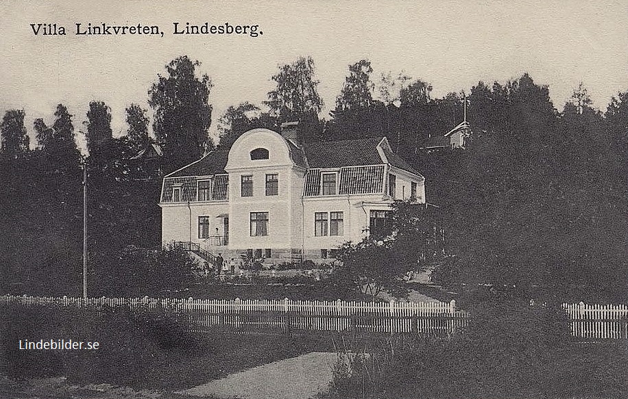 Villa Linkvreten, Lindesberg 1910