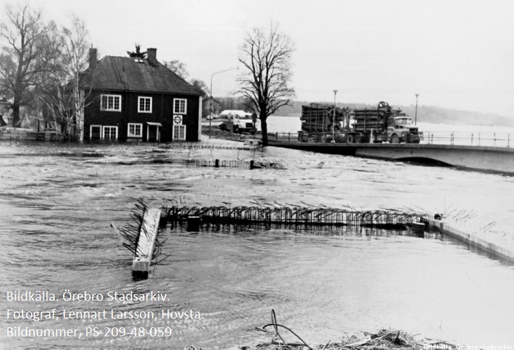 Översvämning Brogården 1977