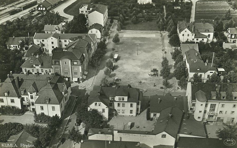 Kumla, Flygfoto 1953