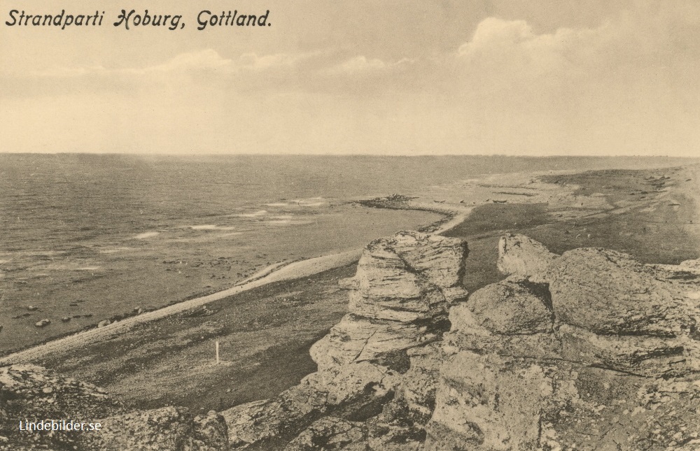 Gotland Hoburg Strandparti  1925