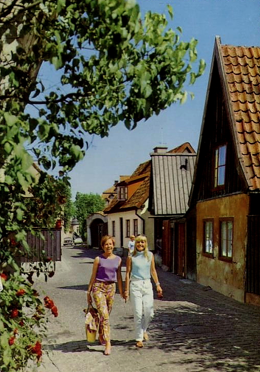Gotland, Visby,  Mellangatan