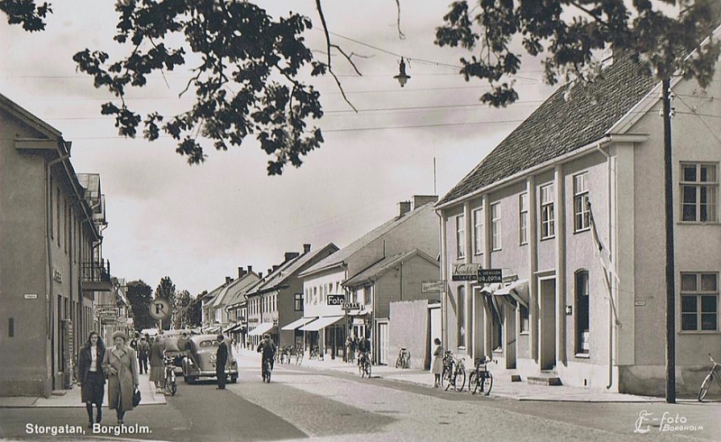 Öland, Borholm Storgatan 1954