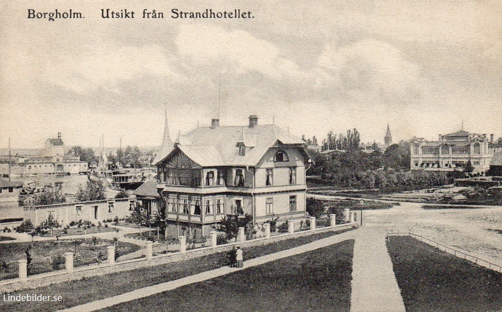 Öland. Borgholm. Utsikt från Strandhotellet 1905