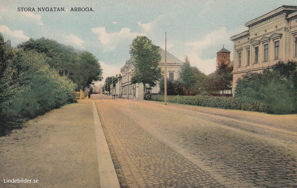 Arboga. Stora Nygatan 1907