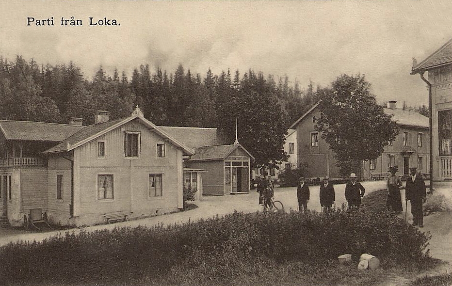Hällefors, Parti från Loka 1913
