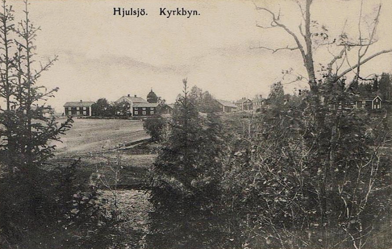Hällefors, Hjulsjö Kyrkbyn 1908