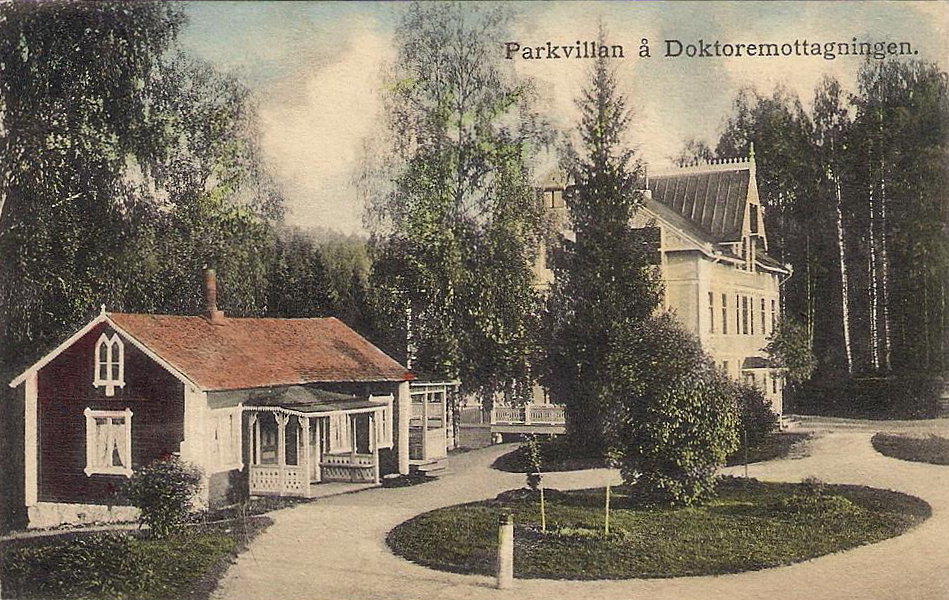 Hällefors, Parkvillan å Doktoremottagningen 1912