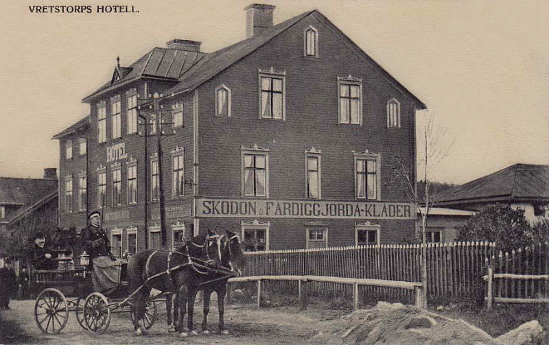 Hallsberg, Vretstorps Hotell 1906