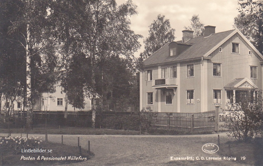 Posten & Pensionatet Hällefors 1949