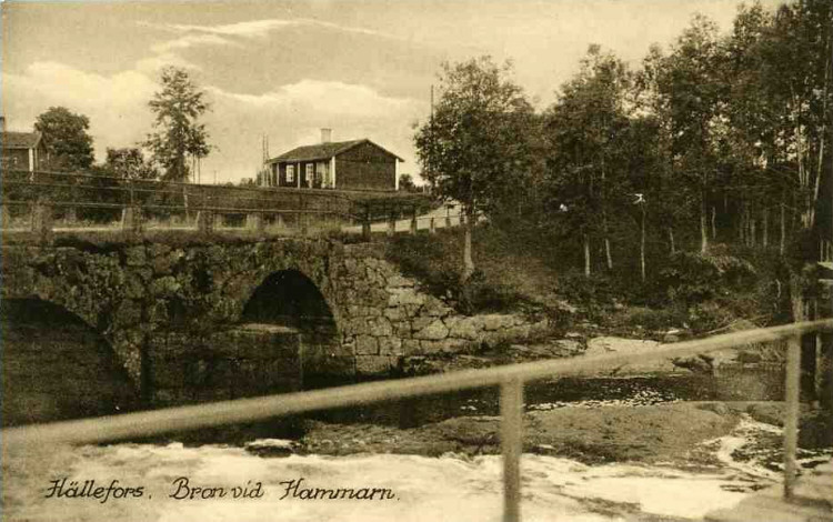 Hällefors Bron vid Hammarn 1928