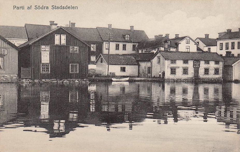 Eskilstuna, Parti af Södra Stadsdelen 1915