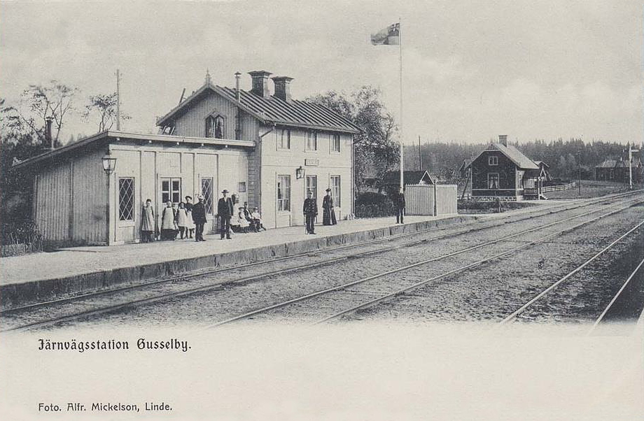 Järnvägsstation Gusselby