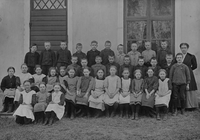 Gusselby Skola, Klassfoto 1915