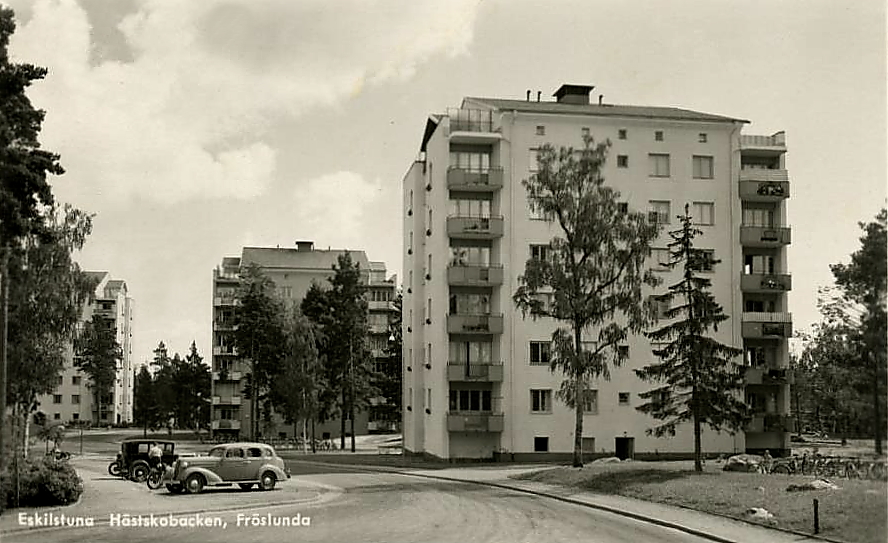 Eskilstuna, Fröslunda Höghusen 1953