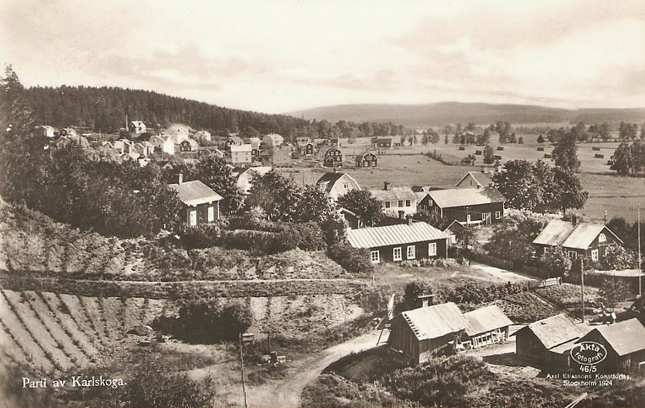 Parti av Karlskoga 1925