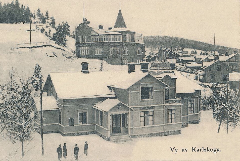 Vy av Karlskoga 1901