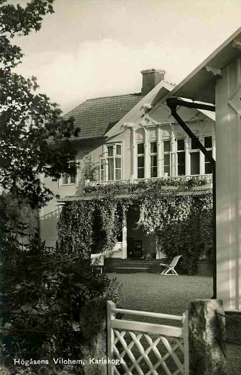 Karlskoga, Högåsens Vilohem 1931