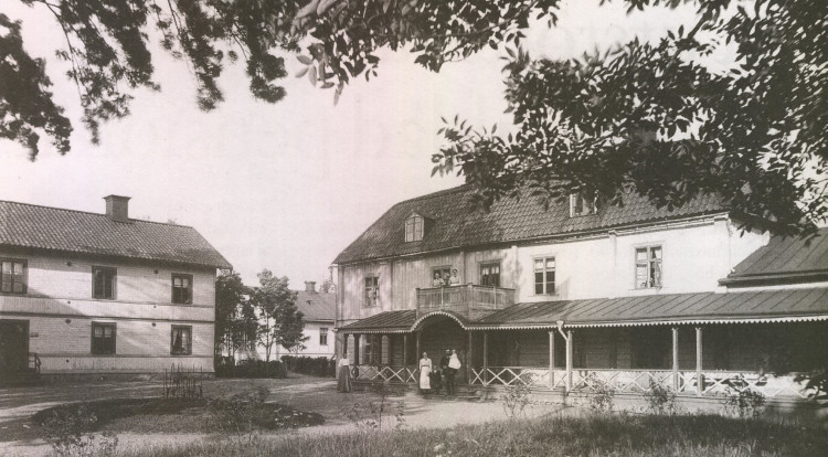 Vedevåg,  Östra Bohrs Herrgård 1910