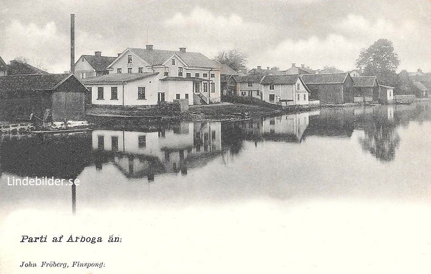 Parti af Arboga ån