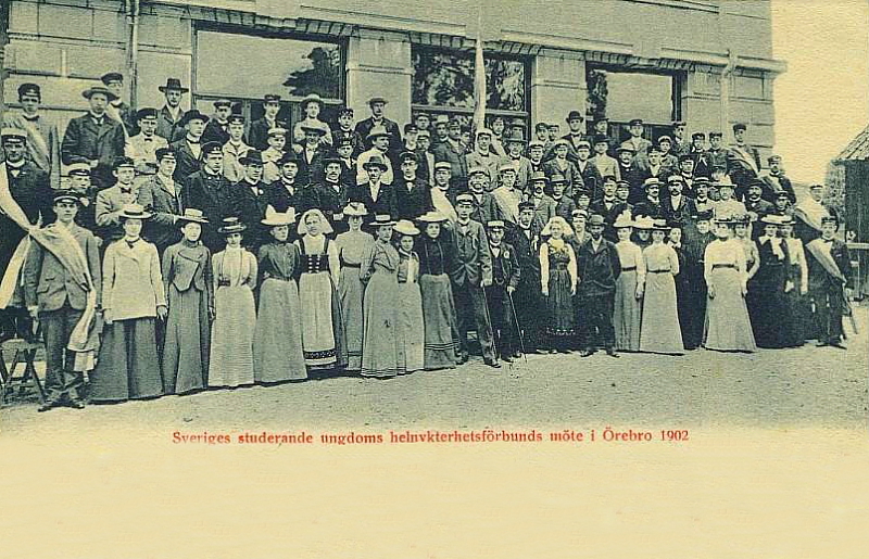 Örebro, Sveriges studerande ungdoms heknykterhetsförbunds möte i Örebro 1902