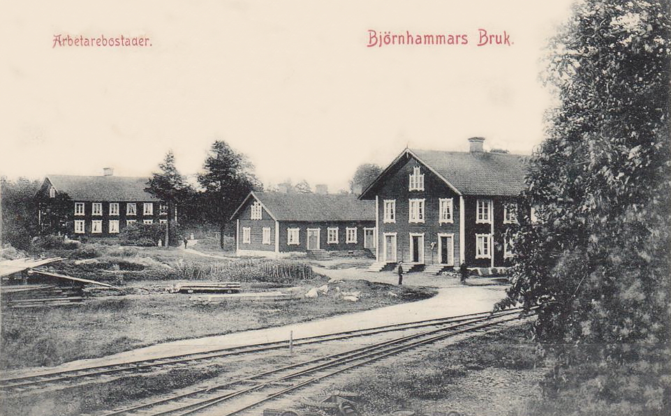 Hallsberg, Arbetarebostäder, Björnhammars Bruk