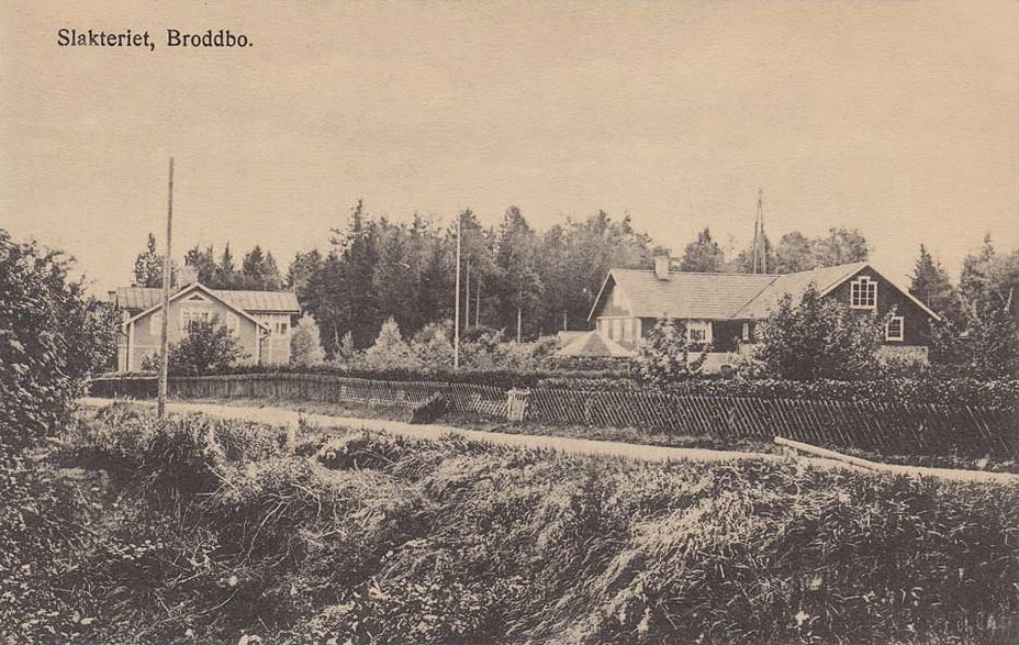 Sala, Slakteriet Broddbo 1912