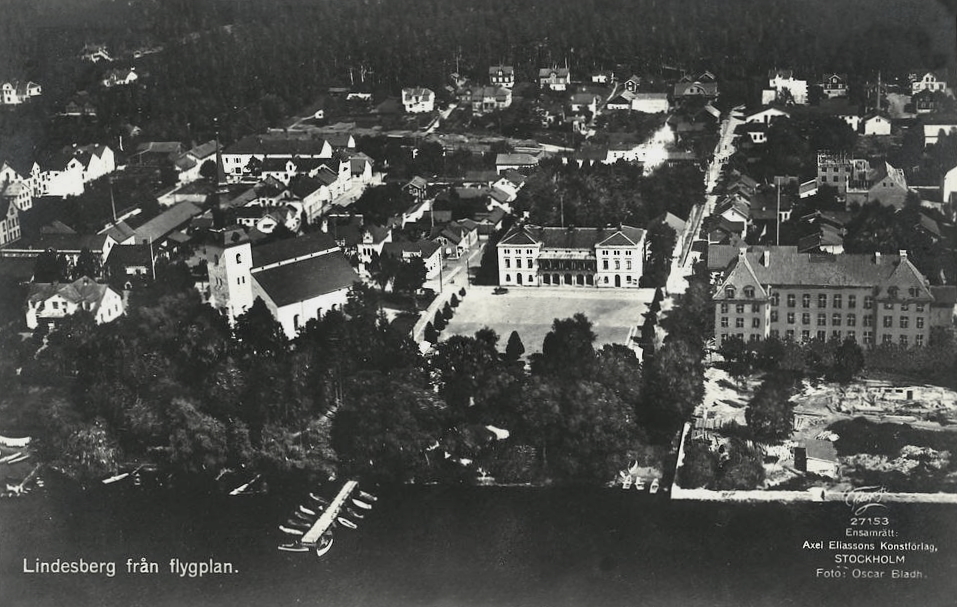Lindesberg Från Flygplan 1927