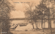 Lindesberg Sjön och Parken 1917