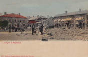 Torget i Filipstad 1904
