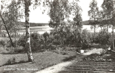 Hällefors, Grythyttan, Vy över Torrvarpen 1959