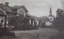 Ludvika, Grängesberg Kyrkan och Prestgården 1920