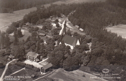 Flygfoto av Malma Kyrka