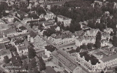 Flygfoto över Ludvika 1950