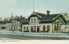 Ludvika, Järnvägsstationen 1909