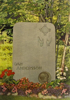 Ludvika, Dan Anderssons gravsten